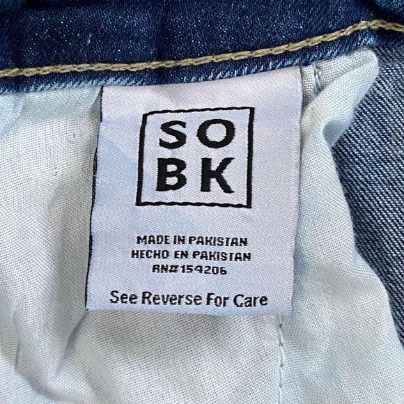 SO BK Mens Blue Jeans, Size W34/L32 - Picture 10 of 12